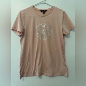 Ralph Lauren Pink Crew Neck Tee